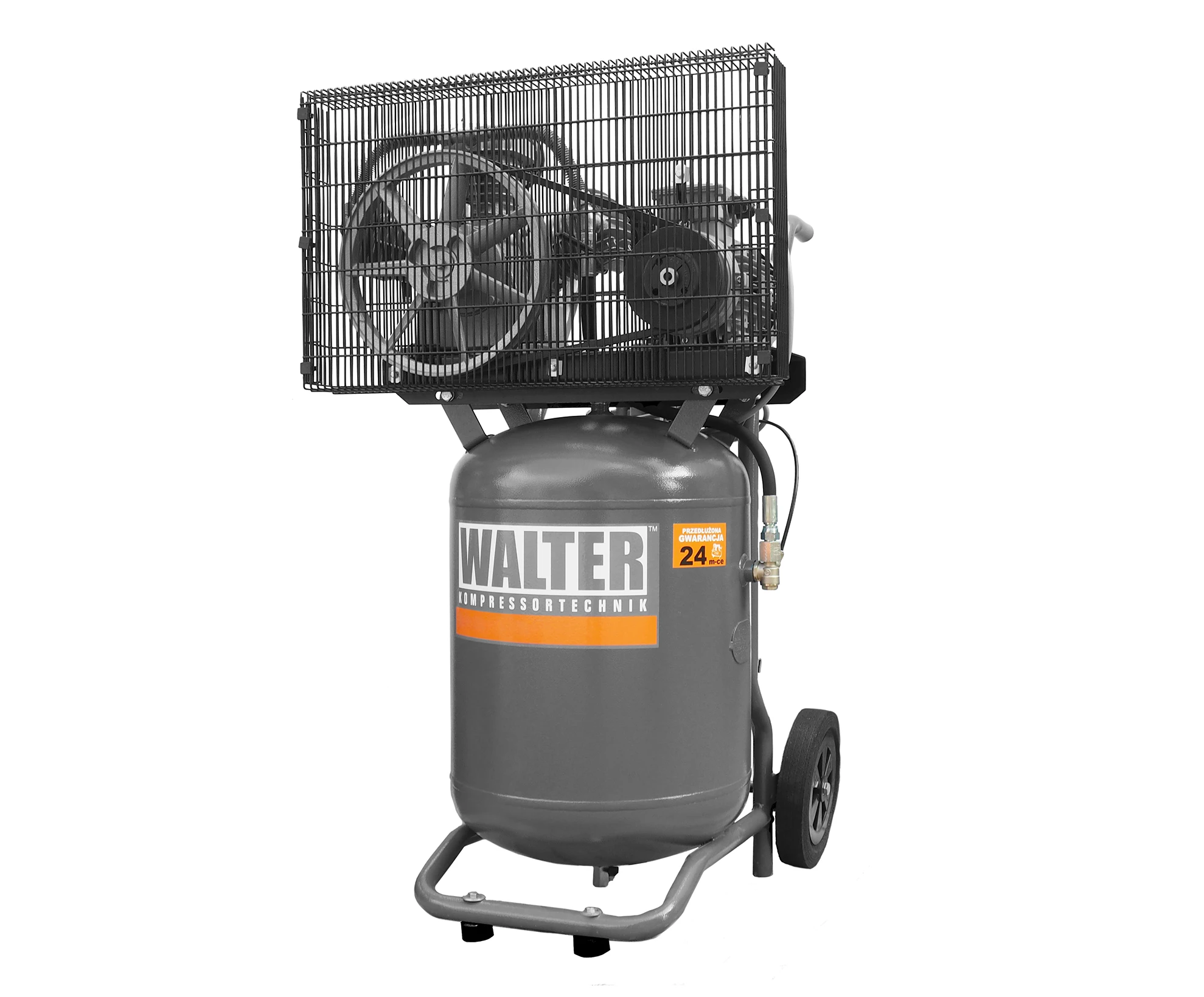 Sprężarka tłokowa VGK 530-3,0/90 P, żeliwna jednostka 3/1, pionowy zbiornik 90 l