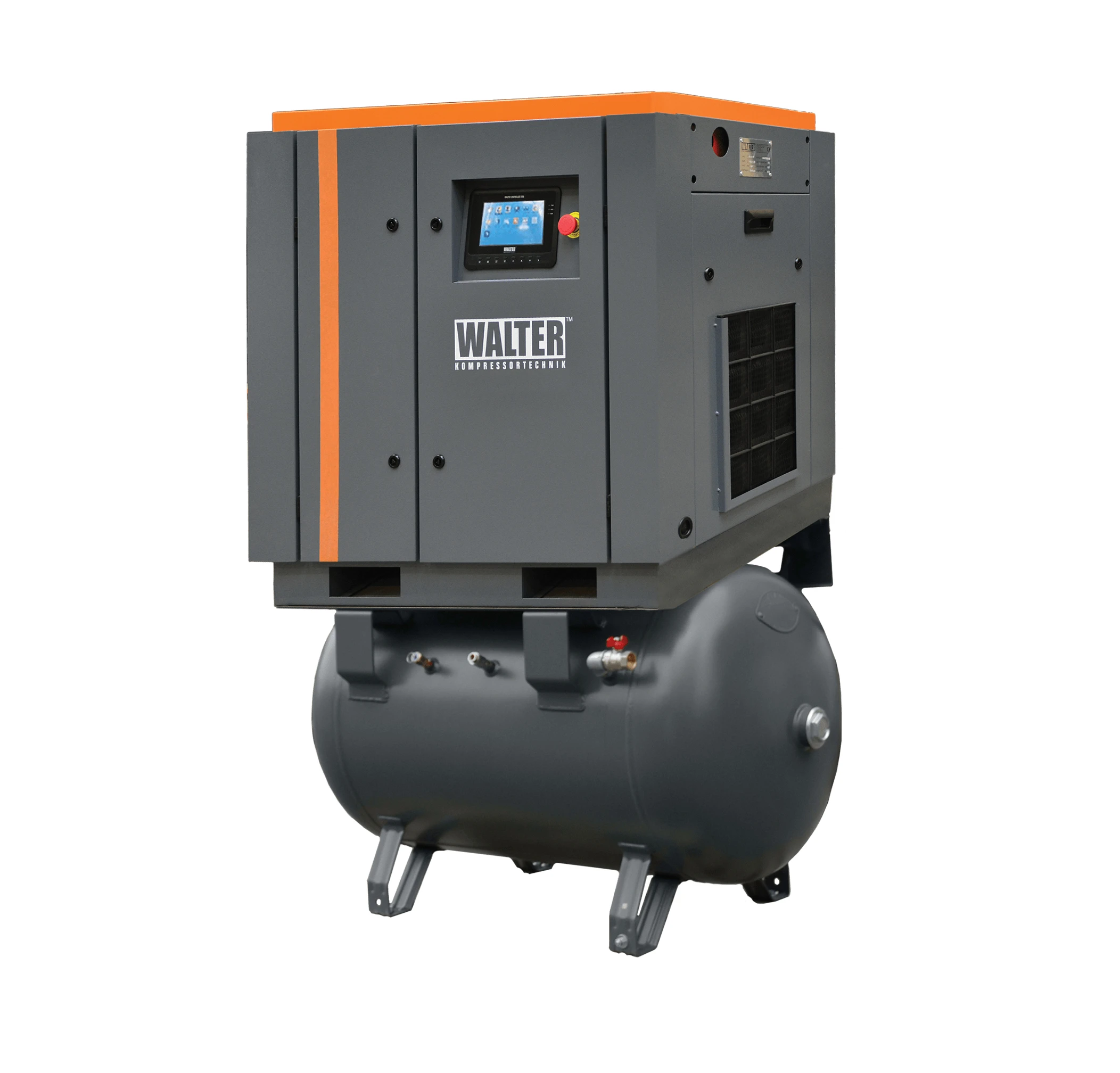 Przemysłowy kompresor SK 7,5 SP/270L, jednostopniowy, moc 7,5 kW, zbiornik 270 L, ciśnienie 8–13 bar, głośność 65 dB