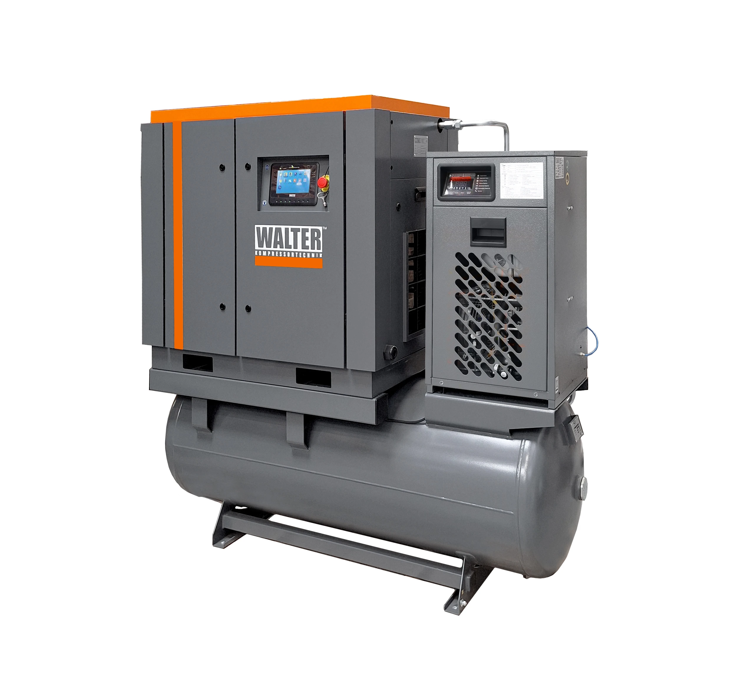 Sprężarka Walter 5,5 kW 10 bar z osuszaczem 500l