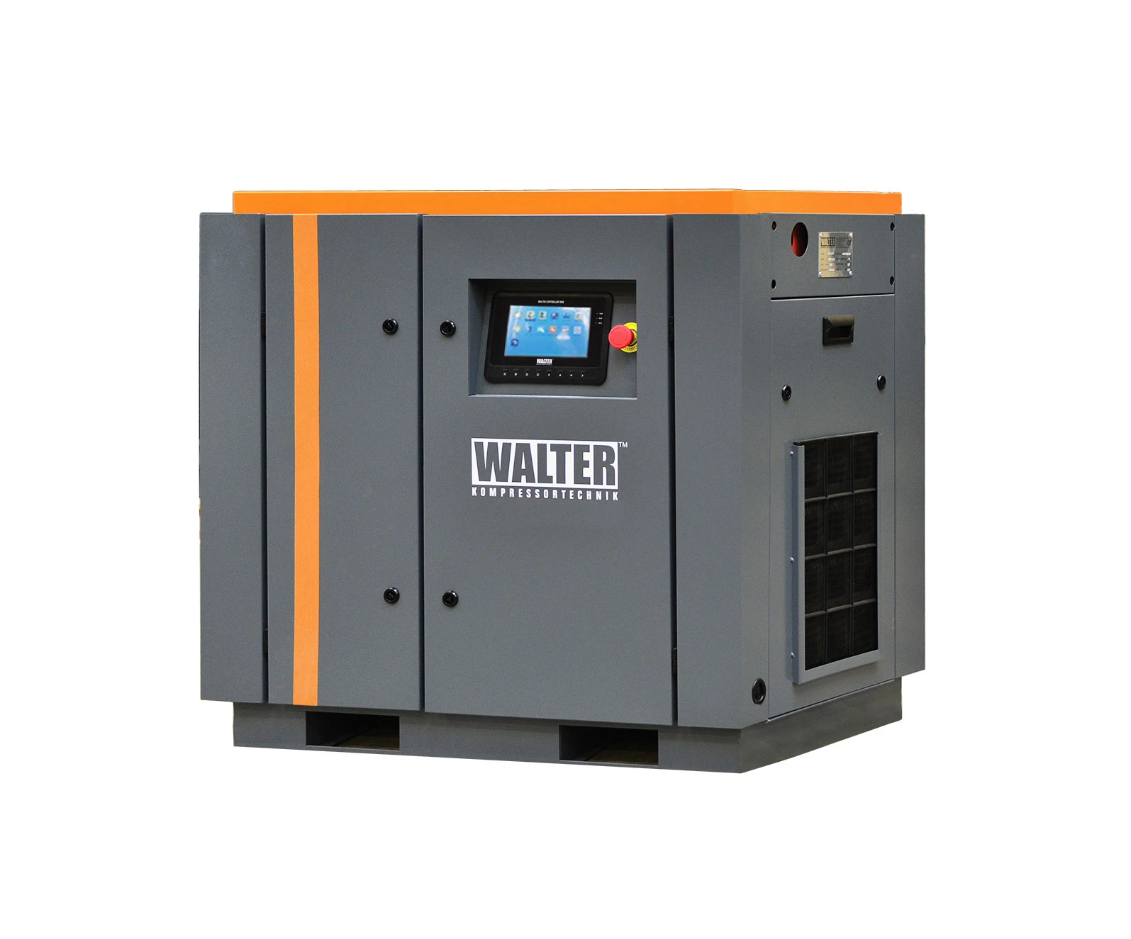 ednostopniowa sprężarka śrubowa 18,5 kW – widok z przodu