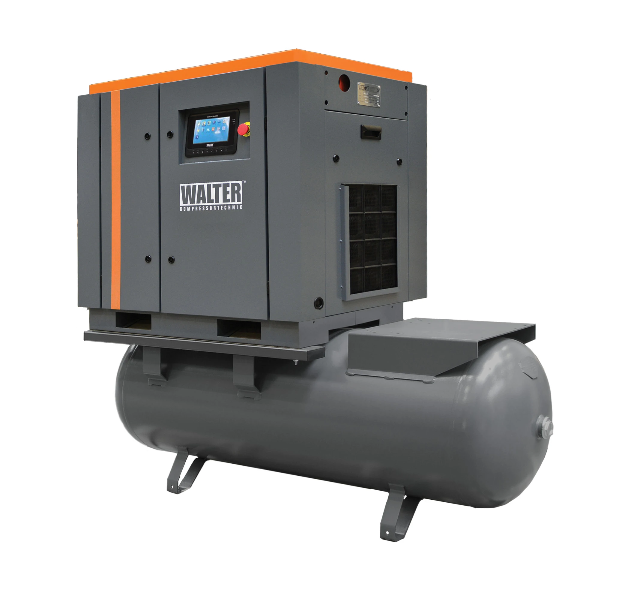 Jednostopniowa sprężarka śrubowa Walter 5,5 kW 10 bar na zbiorniku 500 litrów
